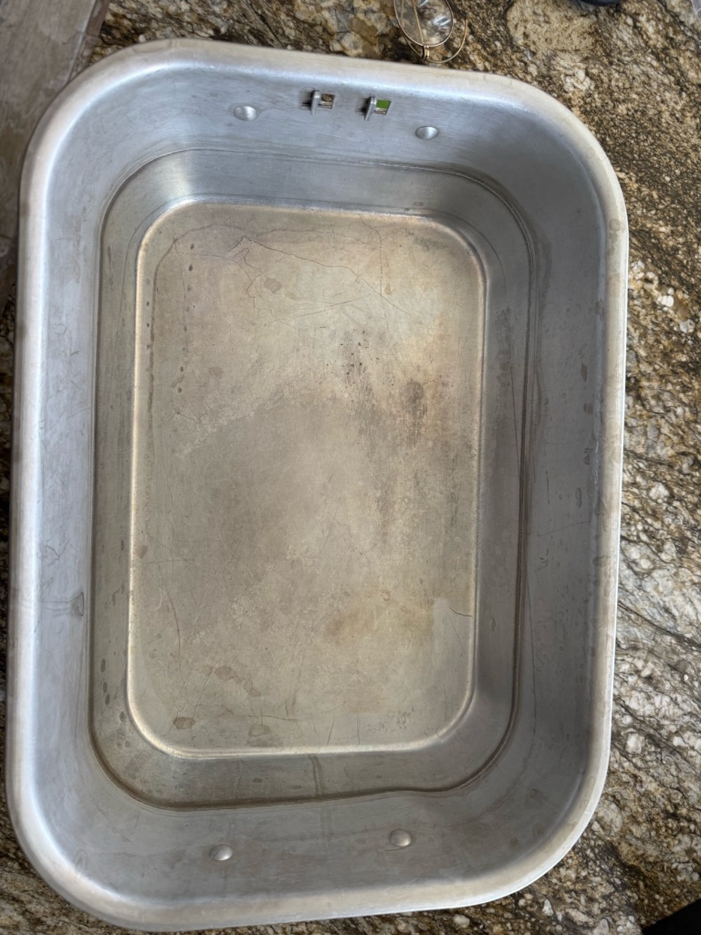Vintage Wear-Ever Aluminum Roasting Pan - Silver